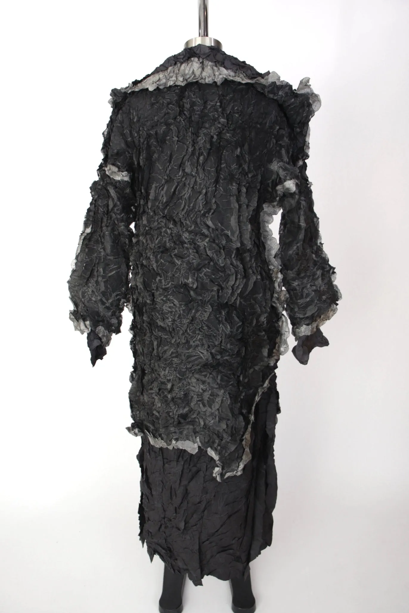 1994 Issey Miyake Layered Metallic Plissé Dress*