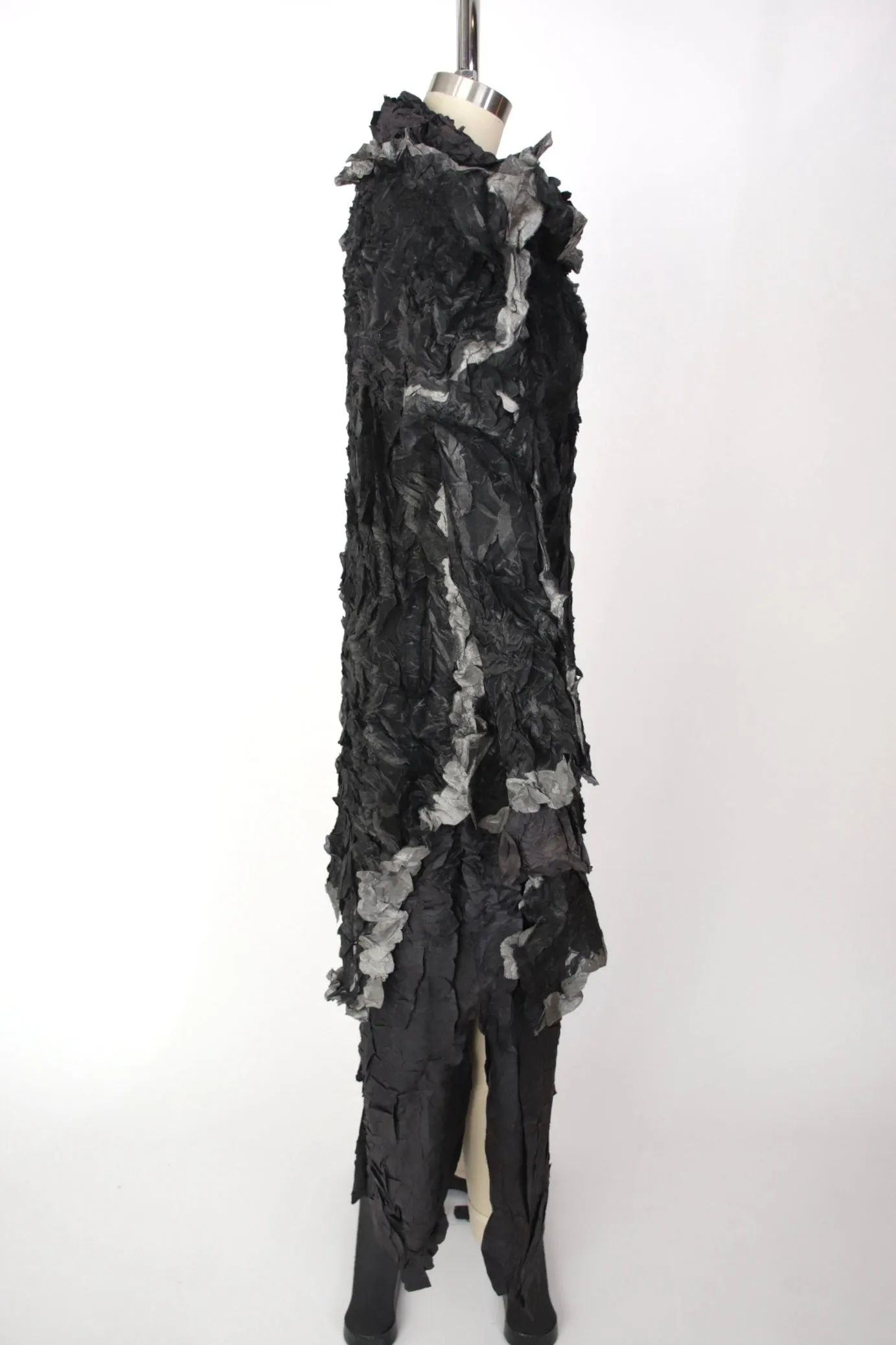 1994 Issey Miyake Layered Metallic Plissé Dress*