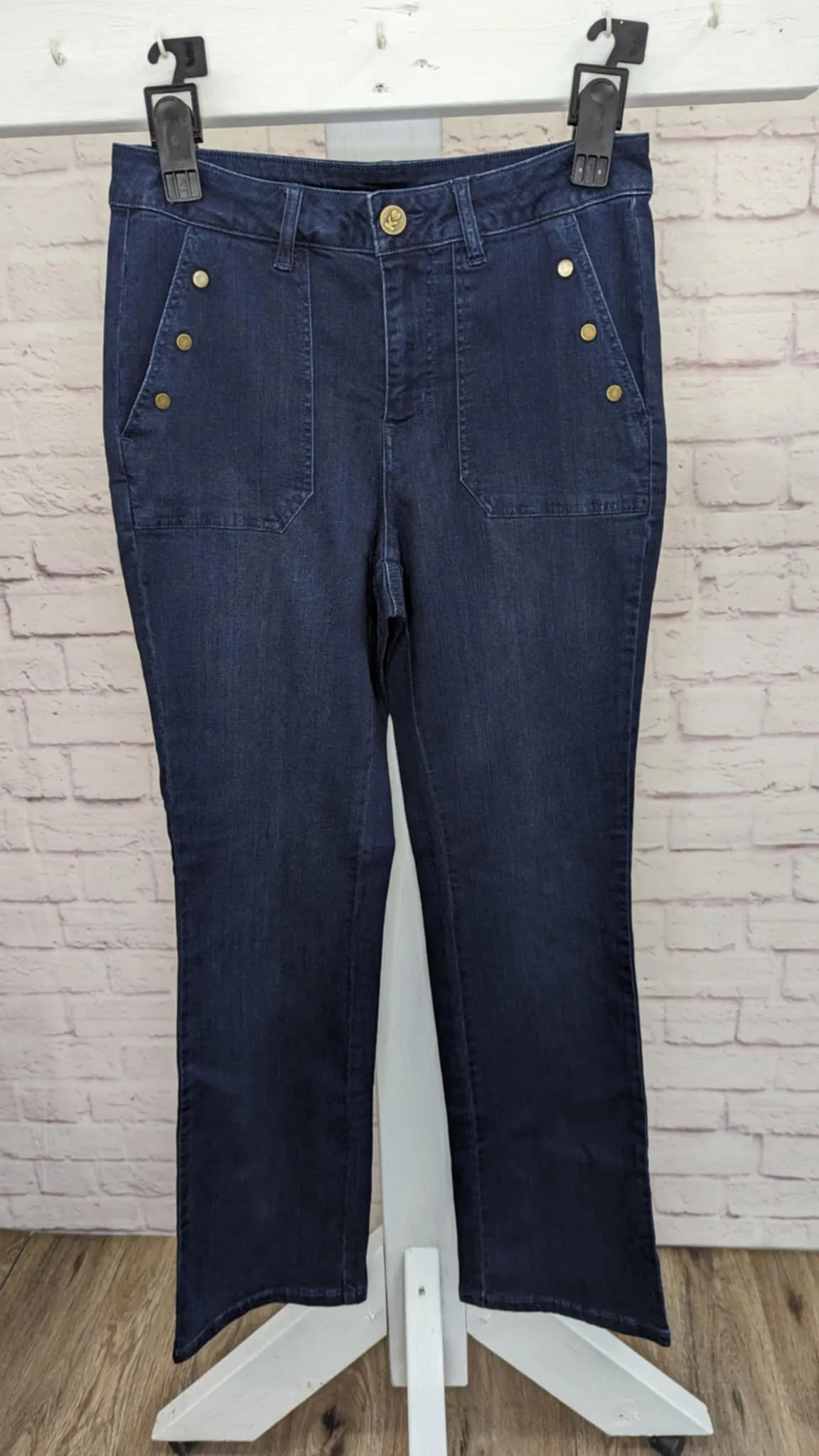 2R DARK INDIGO A617222 Belle by Kim Gravel Regular TripleLuxe Denim Jean