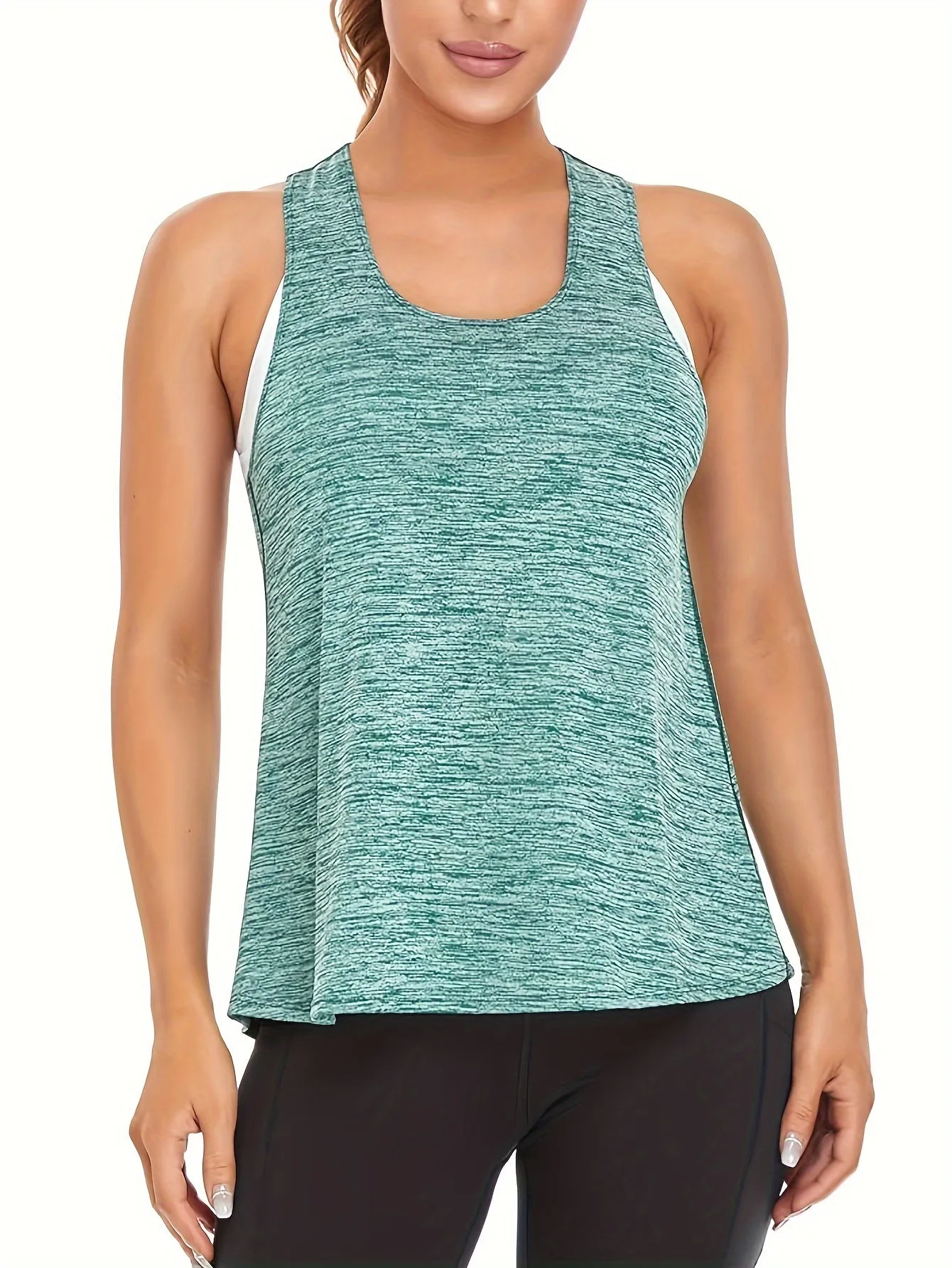 3-Pack Quick-Dry Athletic Tank Tops – Women's Racerback Fitness Shirts