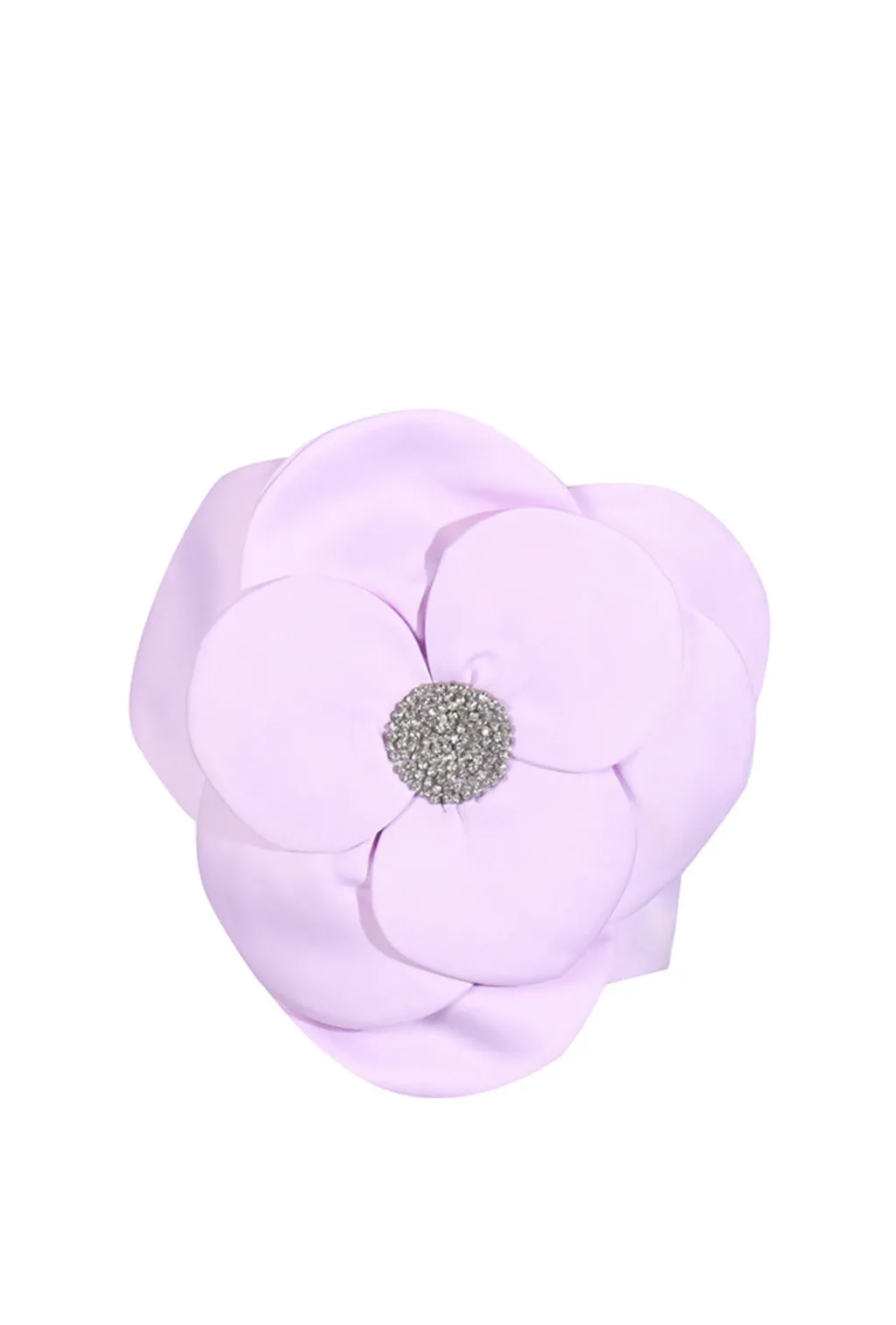 3D FLOWERS TOPS IN PURPLE