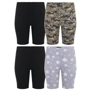 4 Pack Yummy Butter Soft Slim Fit Lounge Shorts