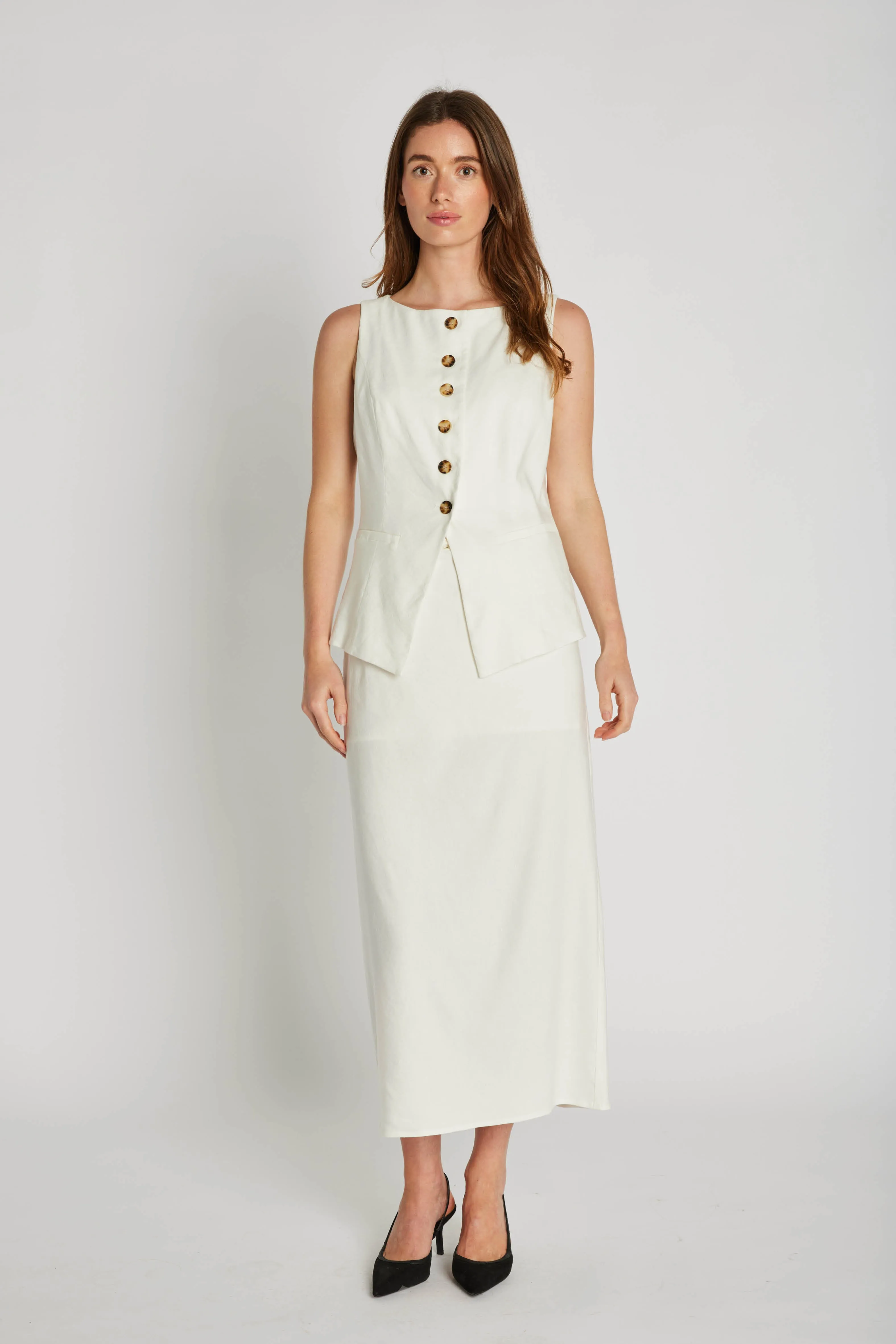 4110PBOKuma nederdel - Star white