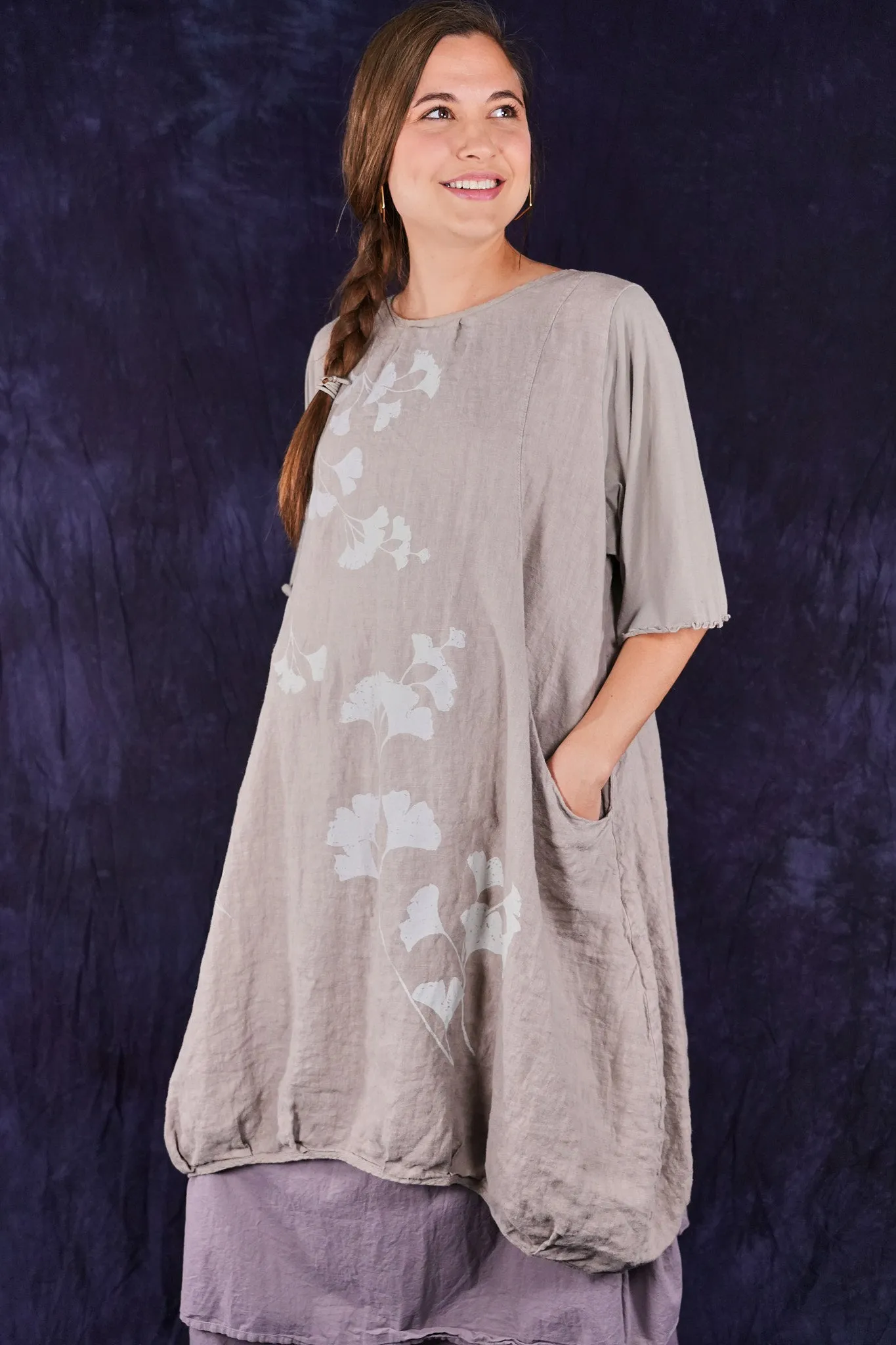 7256 Frenchtown Studio Dress Moon Rock-P