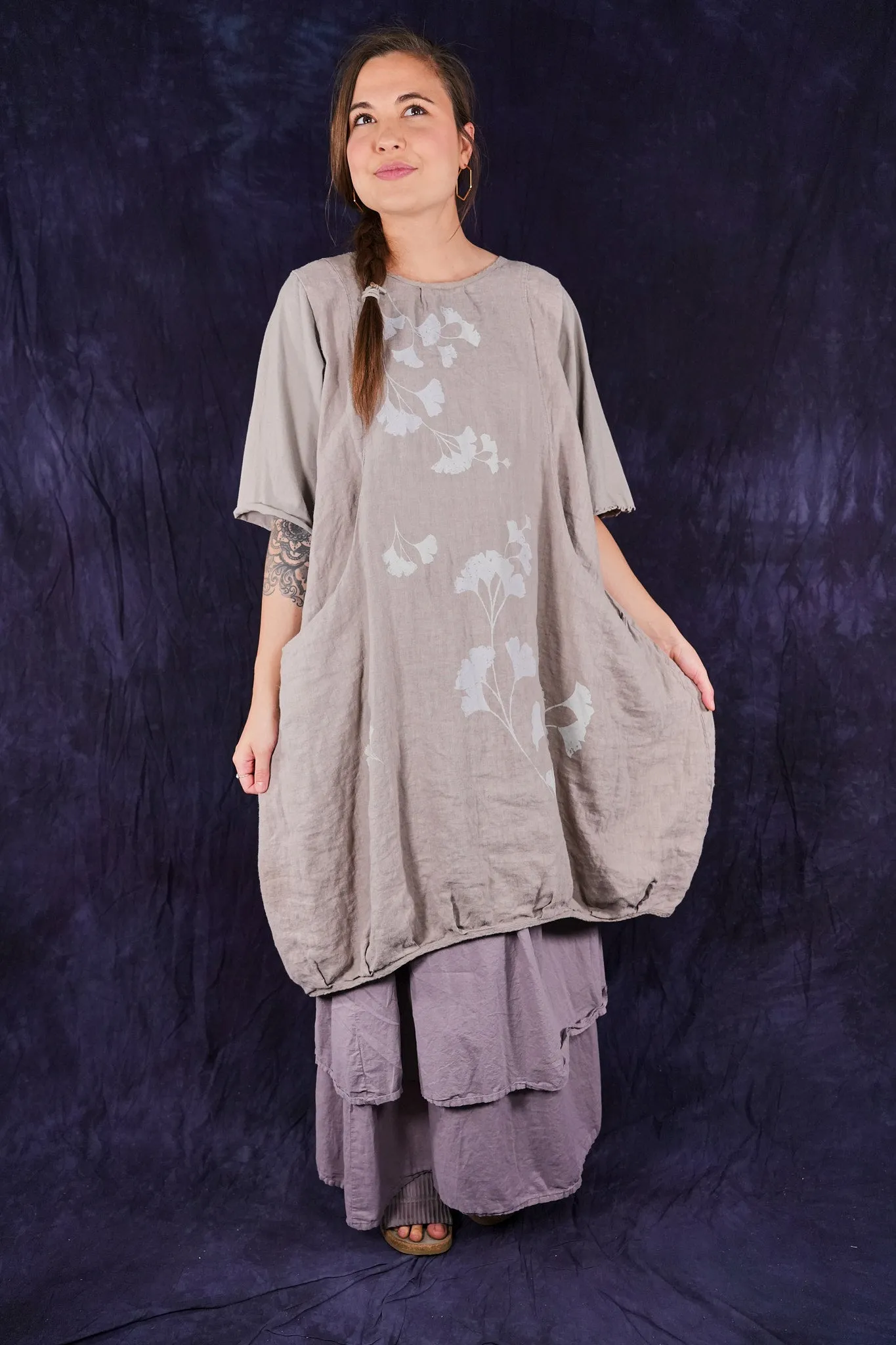 7256 Frenchtown Studio Dress Moon Rock-P