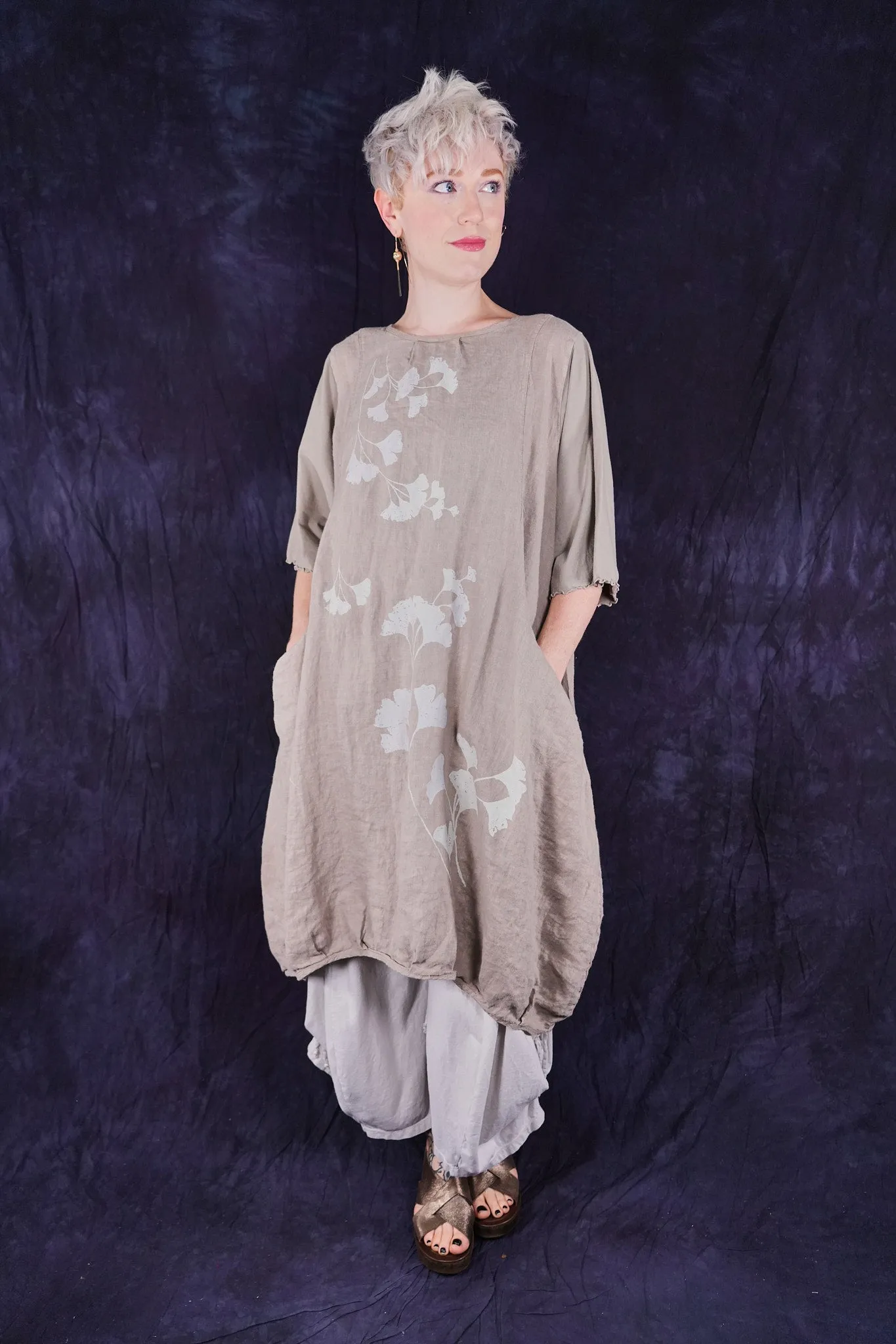 7256 Frenchtown Studio Dress Moon Rock-P