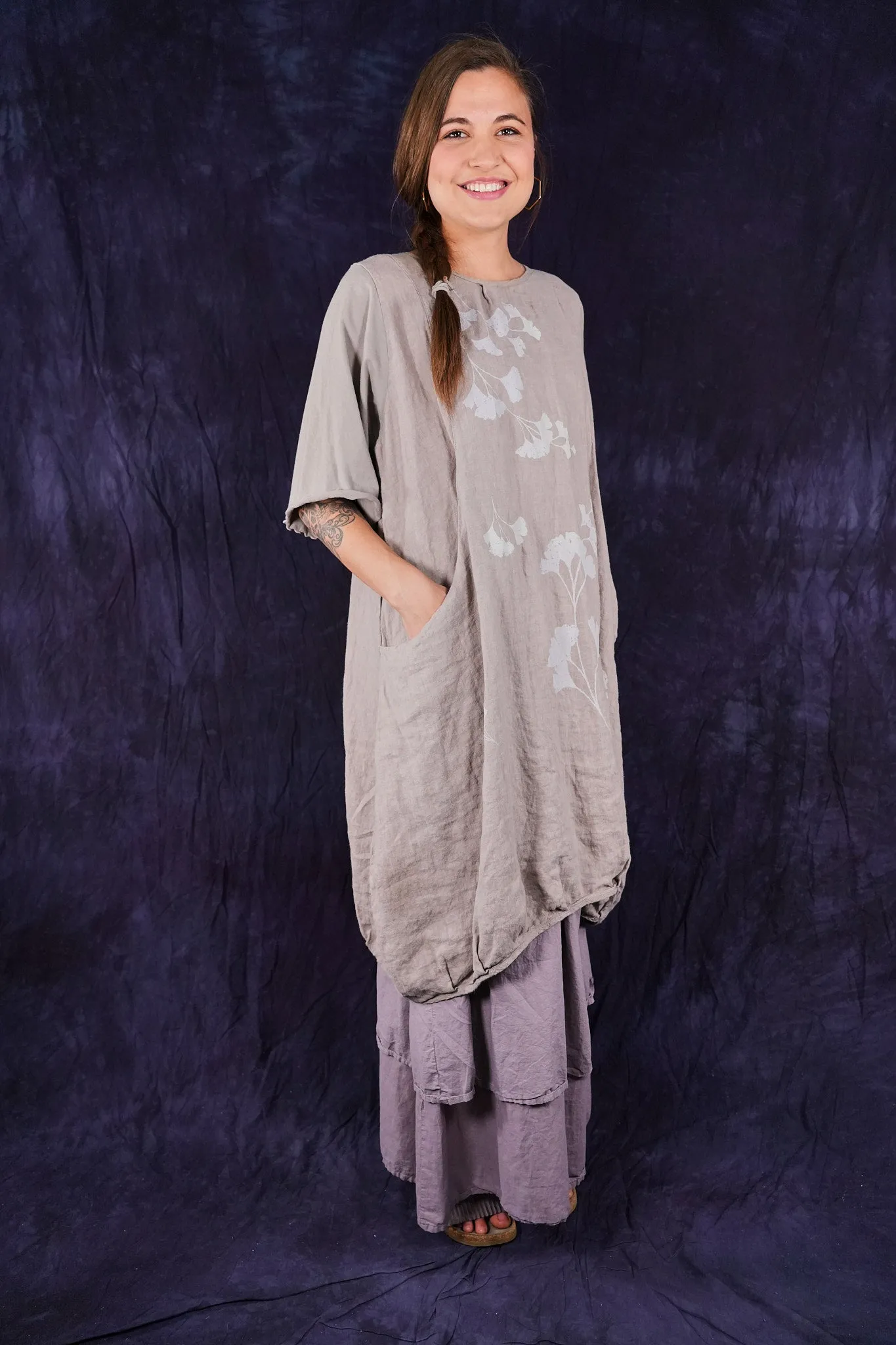 7256 Frenchtown Studio Dress Moon Rock-P