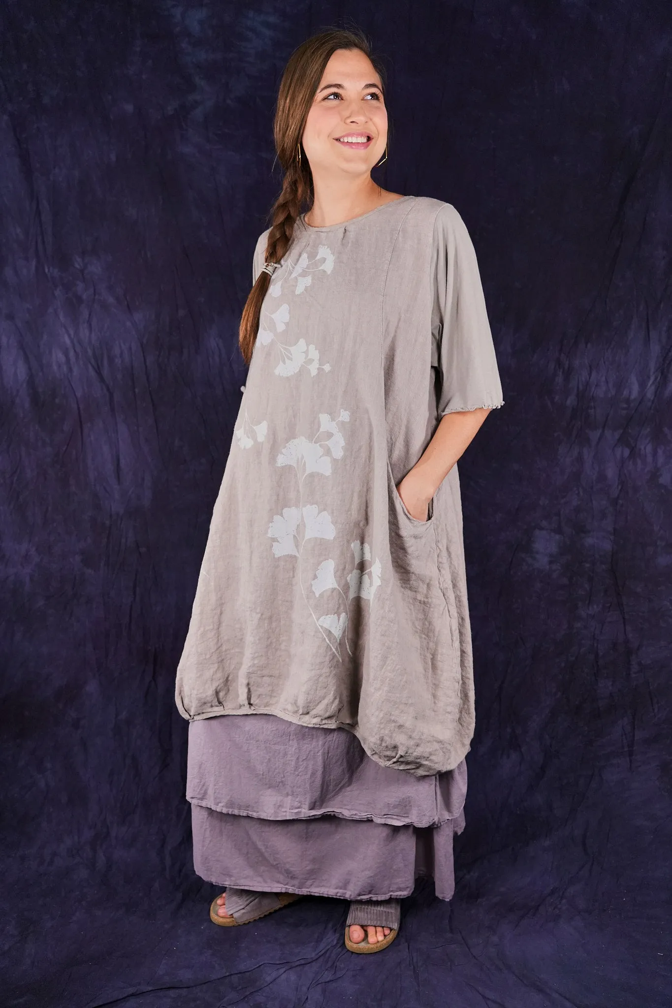 7256 Frenchtown Studio Dress Moon Rock-P