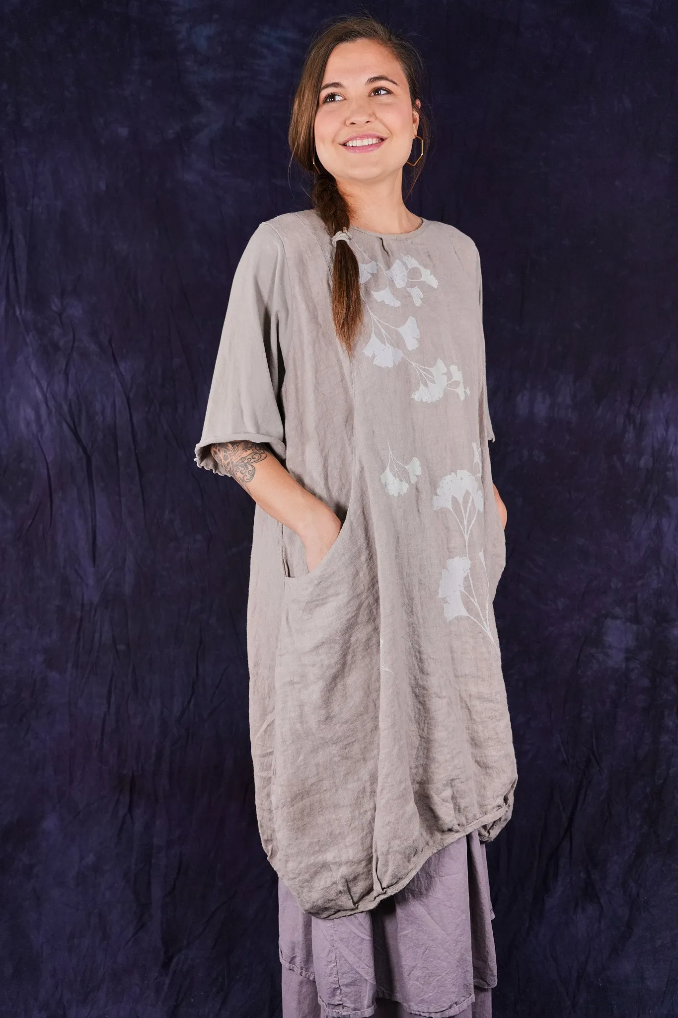 7256 Frenchtown Studio Dress Moon Rock-P