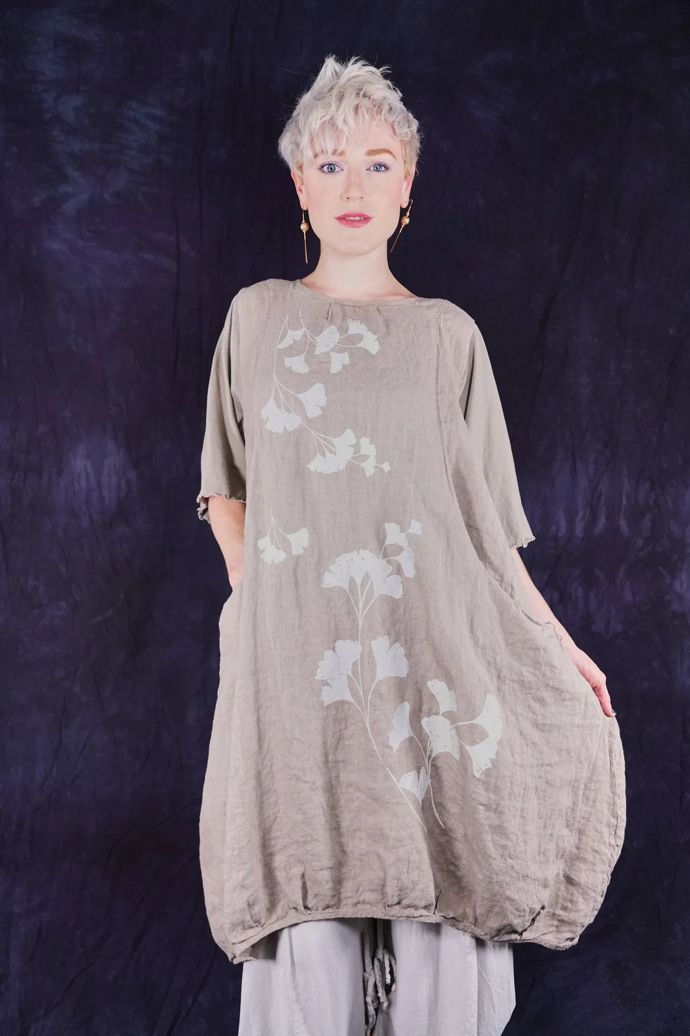 7256 Frenchtown Studio Dress Moon Rock-P