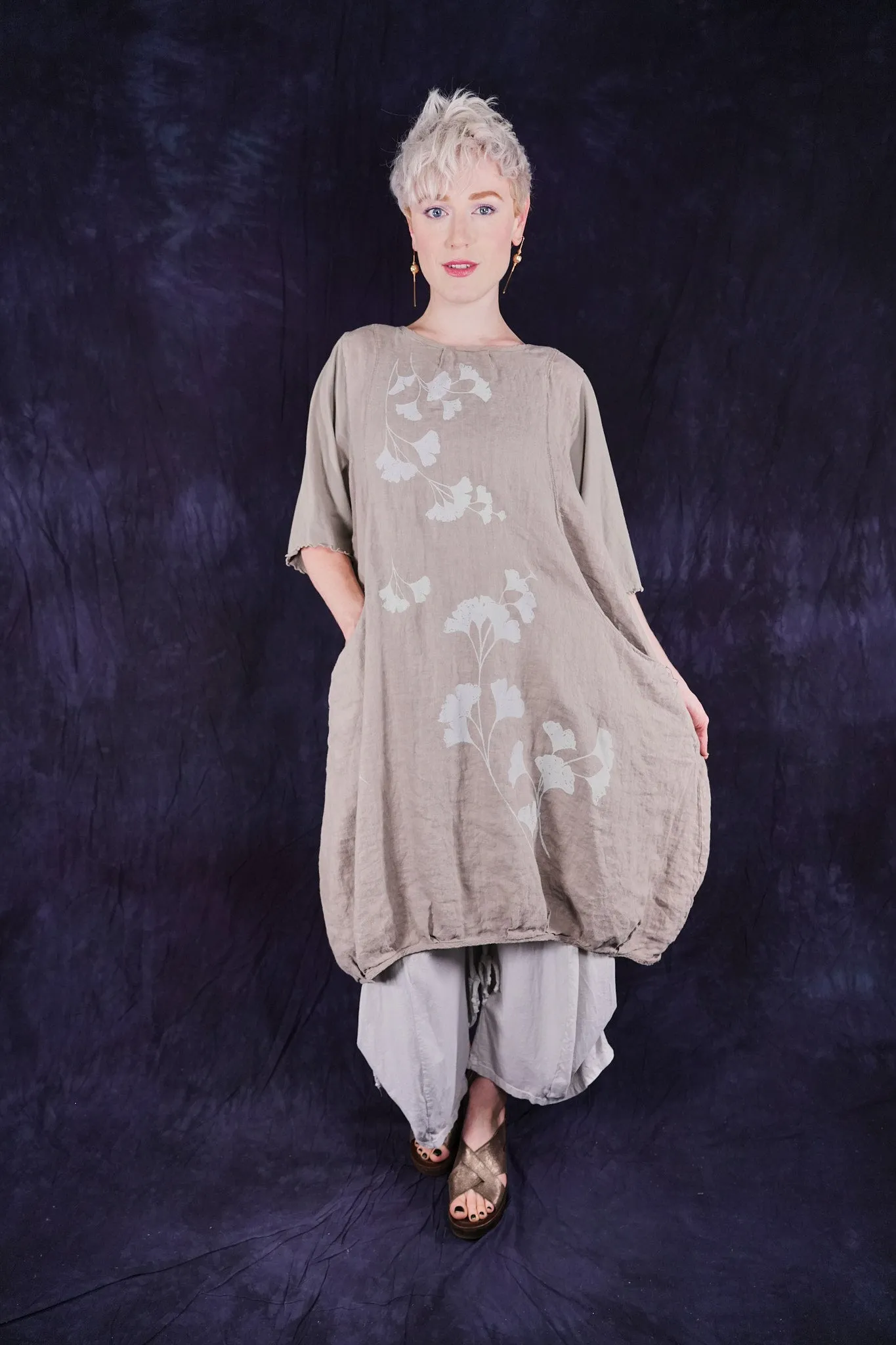 7256 Frenchtown Studio Dress Moon Rock-P