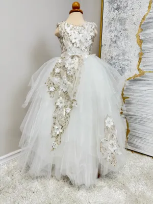 Addie - Girls Baptism Dress FINAL SALE