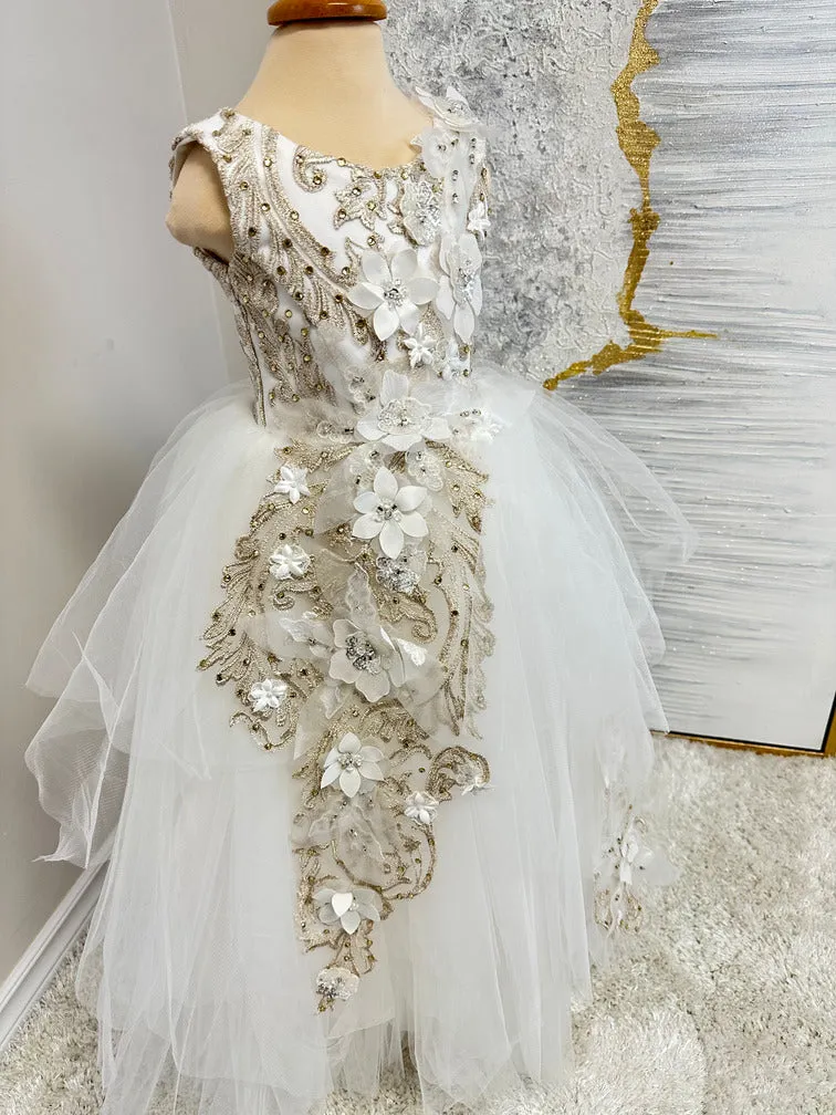 Addie - Girls Baptism Dress FINAL SALE