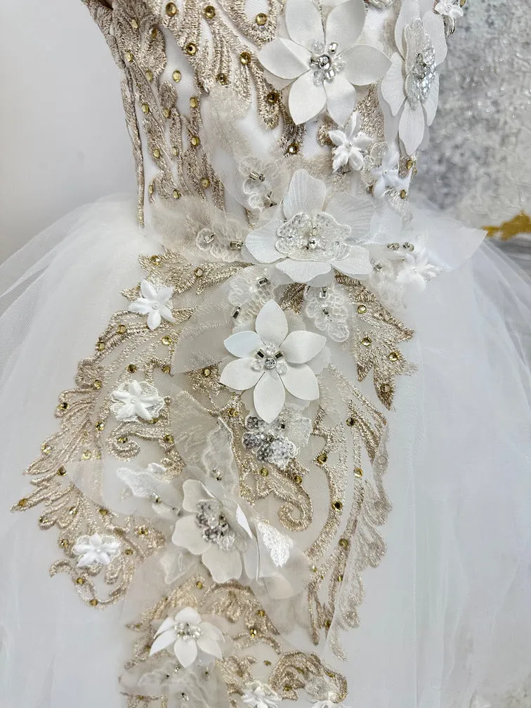 Addie - Girls Baptism Dress FINAL SALE