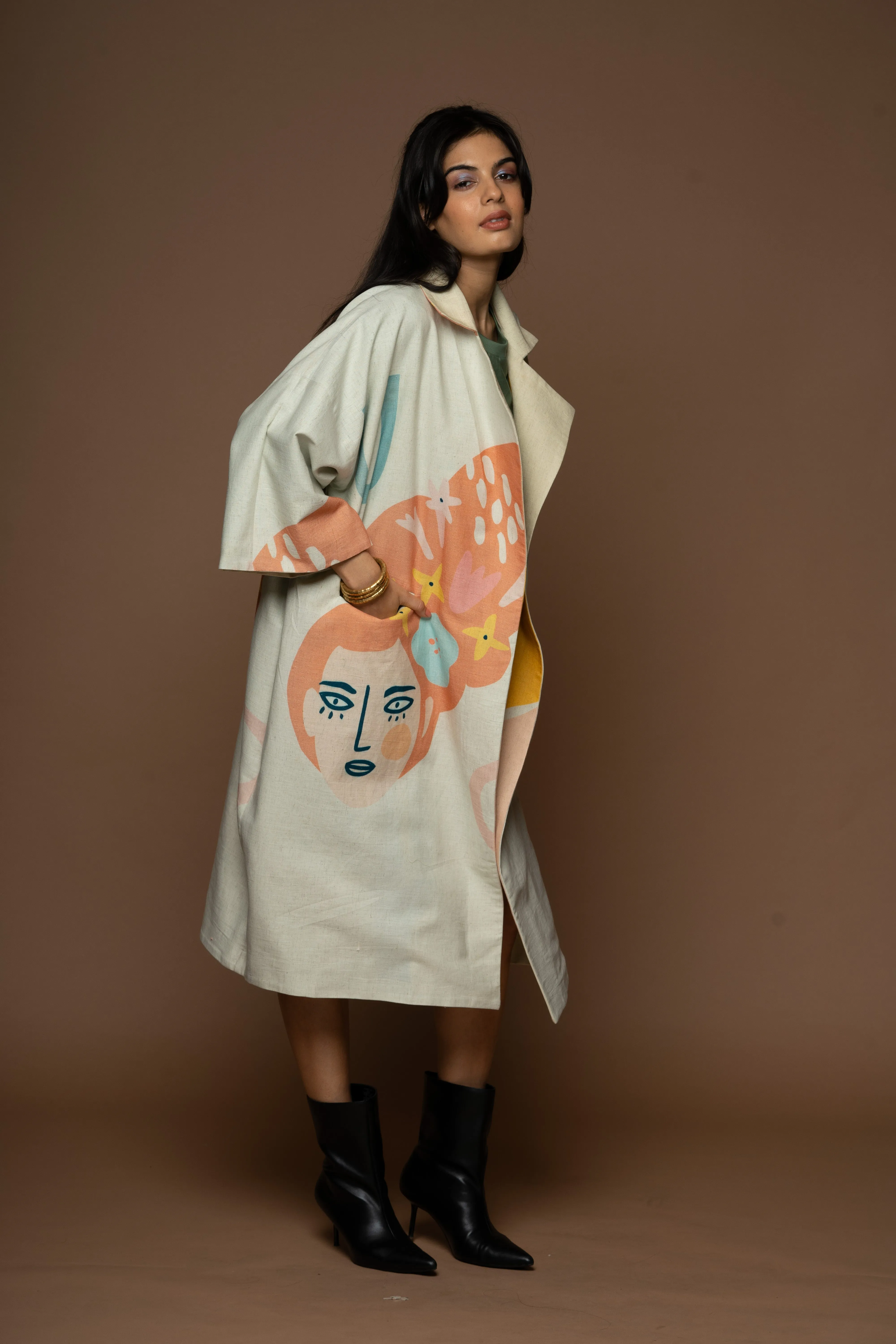 Alchemy Reversible Long Trench Coat