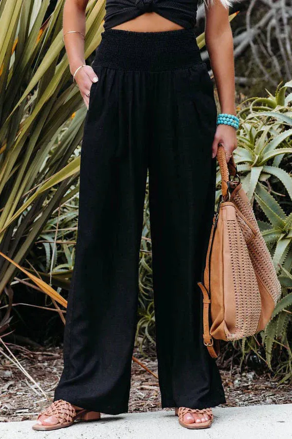 Alexandra - Cotton and linen pants
