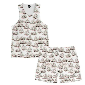 Alien Gangbang Tank And Shorts Rave Outfit