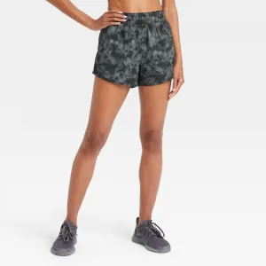 All In Motion Women's Mid-Rise Run Shorts 3"