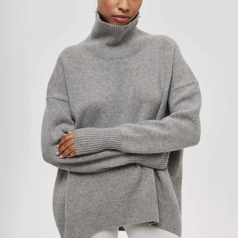 Amelia | Elegant knitted Dolcevita sweater