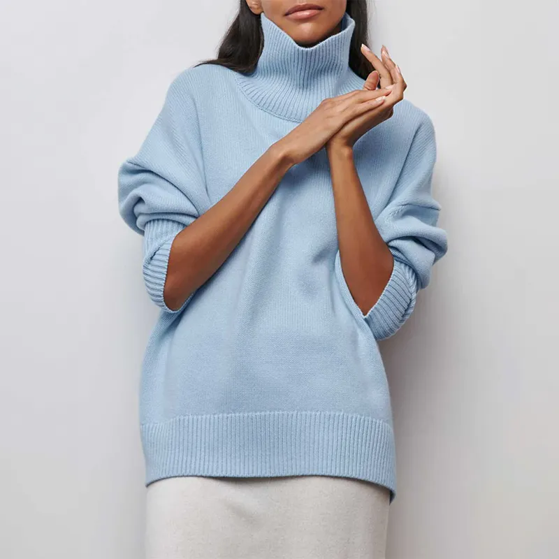 Amelia | Elegant knitted Dolcevita sweater