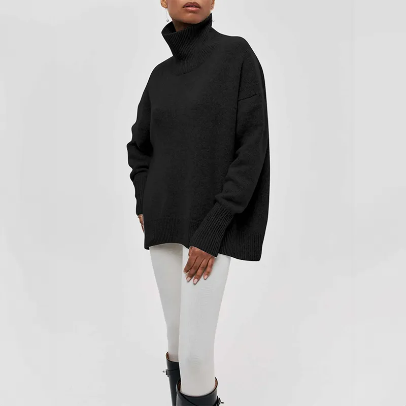 Amelia | Elegant knitted Dolcevita sweater