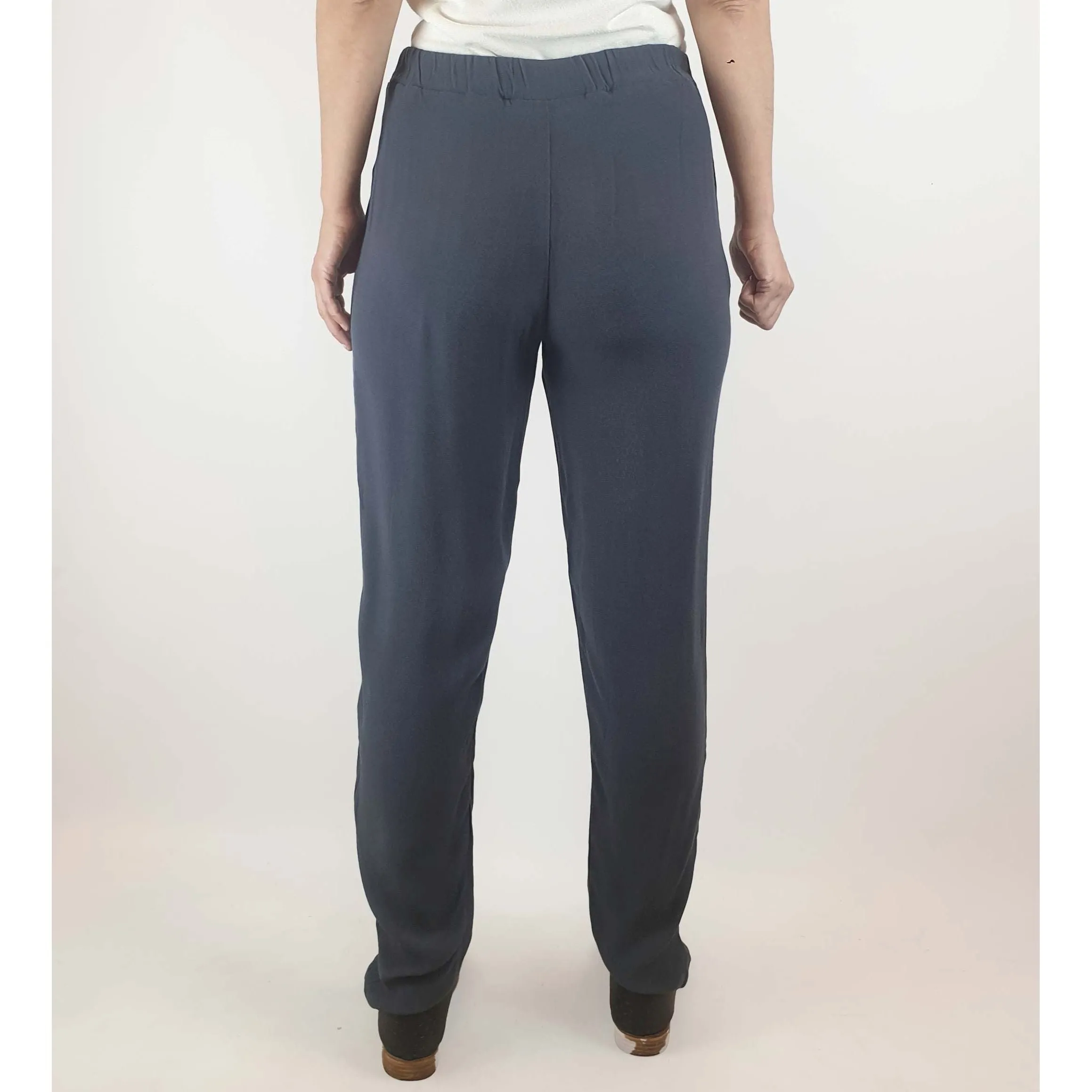 APOM preloved blue grey soft pants size 8