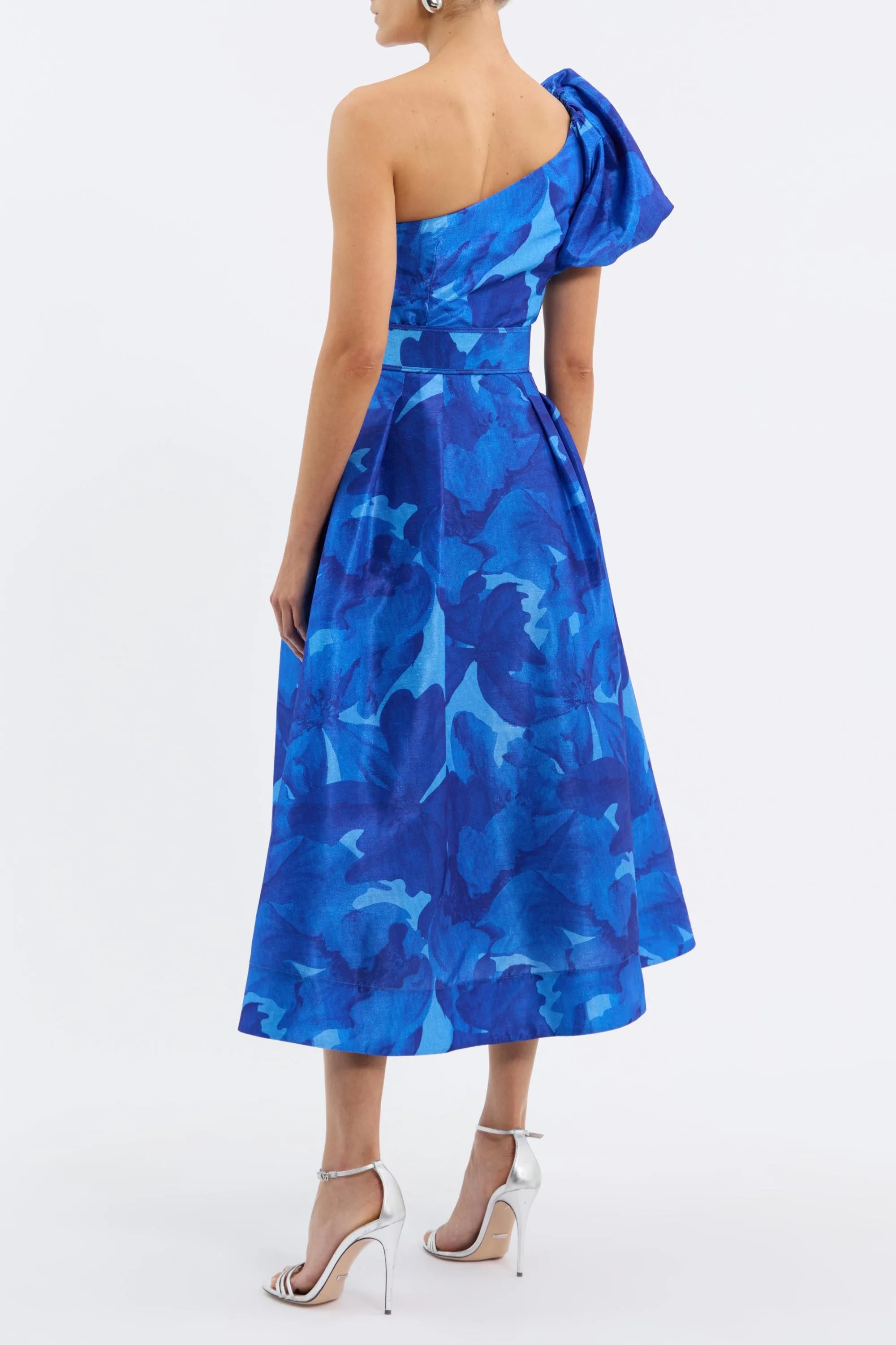Azula One Shoulder Midi Dress