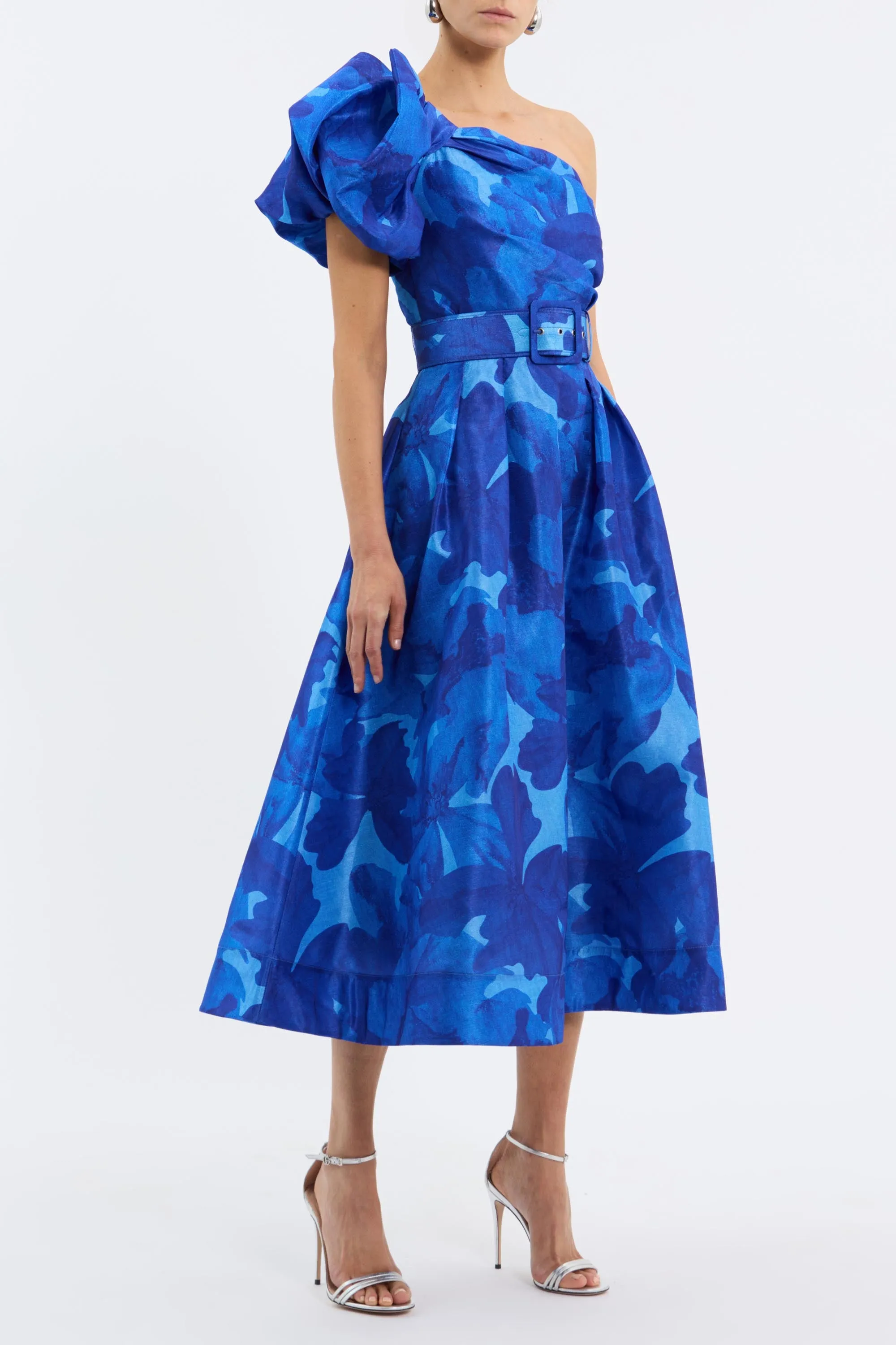 Azula One Shoulder Midi Dress