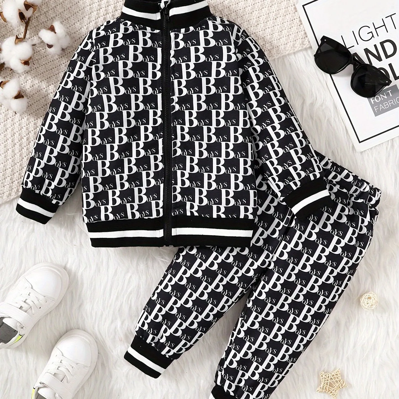 Baby boy suit autumn winter new autumn fashion western boy's winter boy sports suit