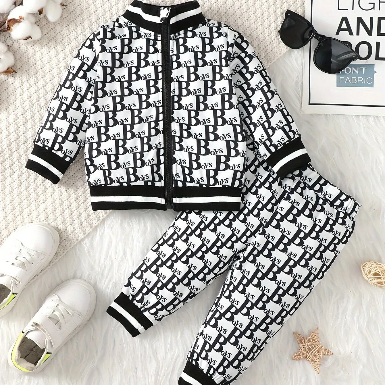 Baby boy suit autumn winter new autumn fashion western boy's winter boy sports suit