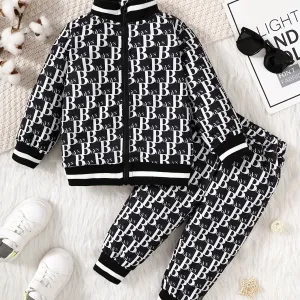 Baby boy suit autumn winter new autumn fashion western boy's winter boy sports suit