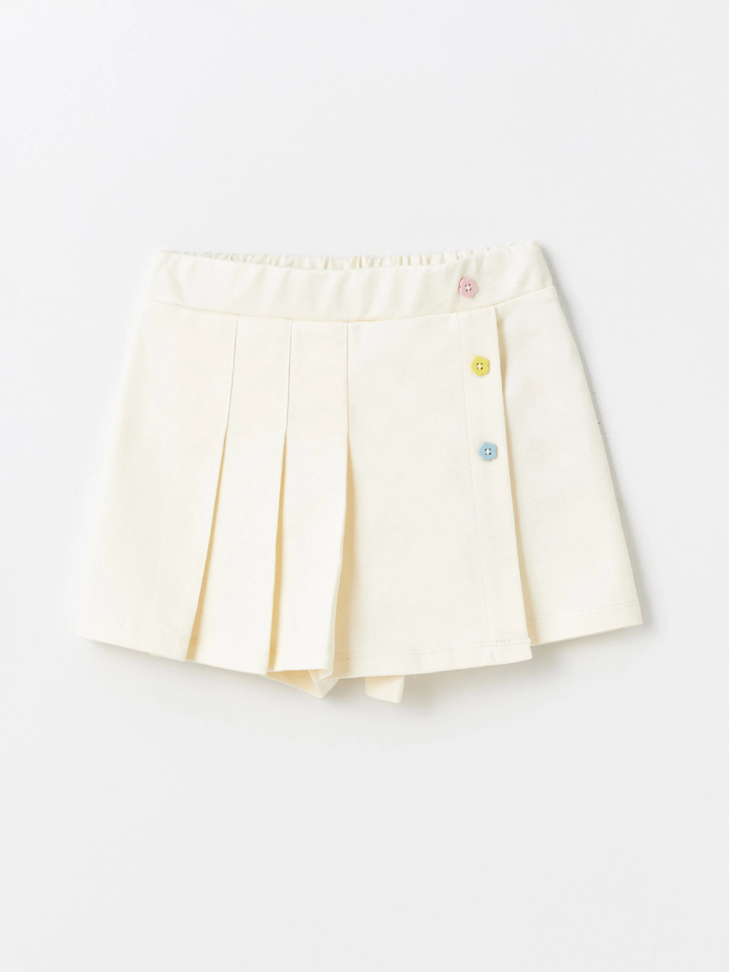 Baby Girls Shorts Skirt With Elastic Waist