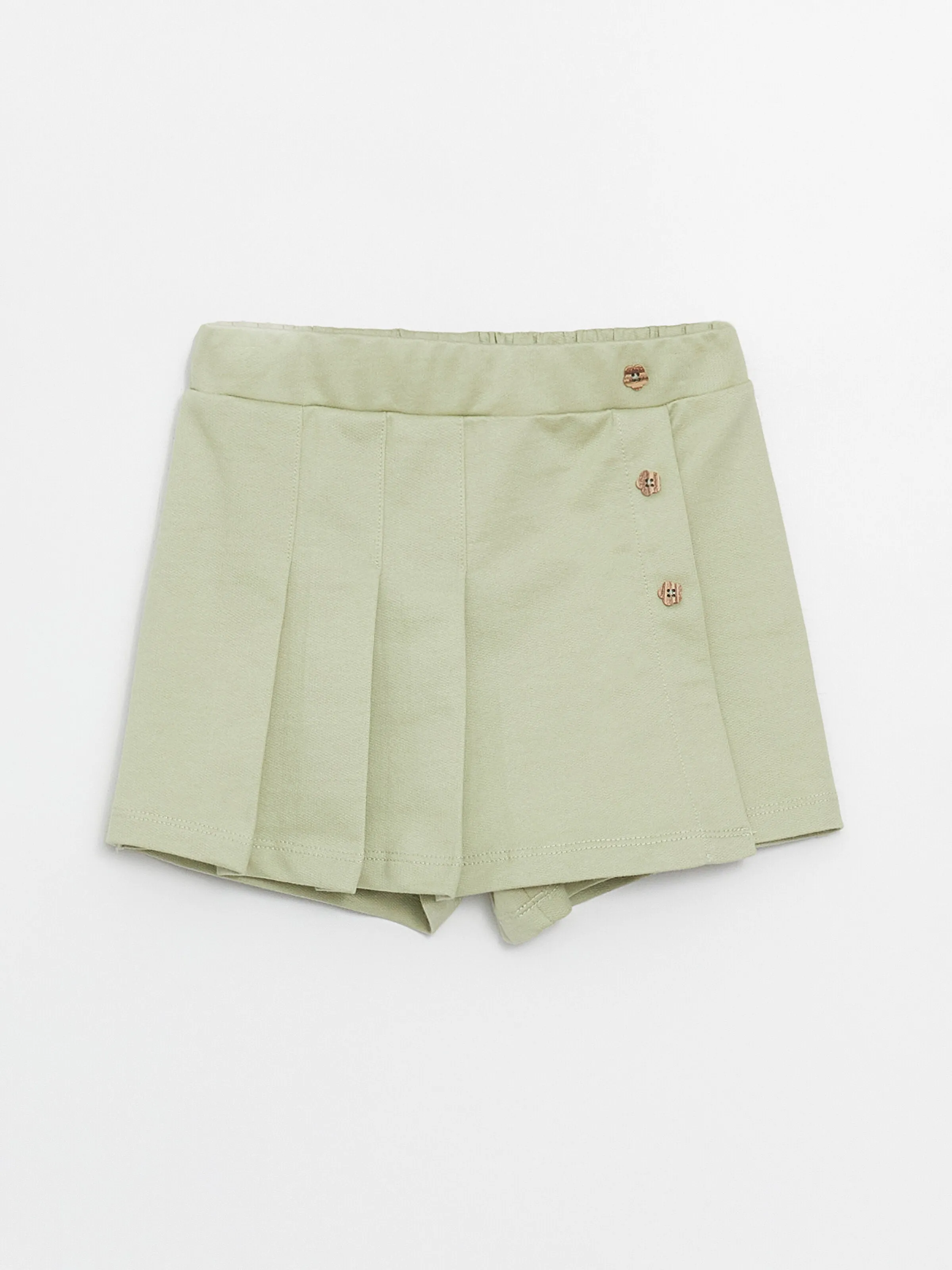 Baby Girls Shorts Skirt With Elastic Waist