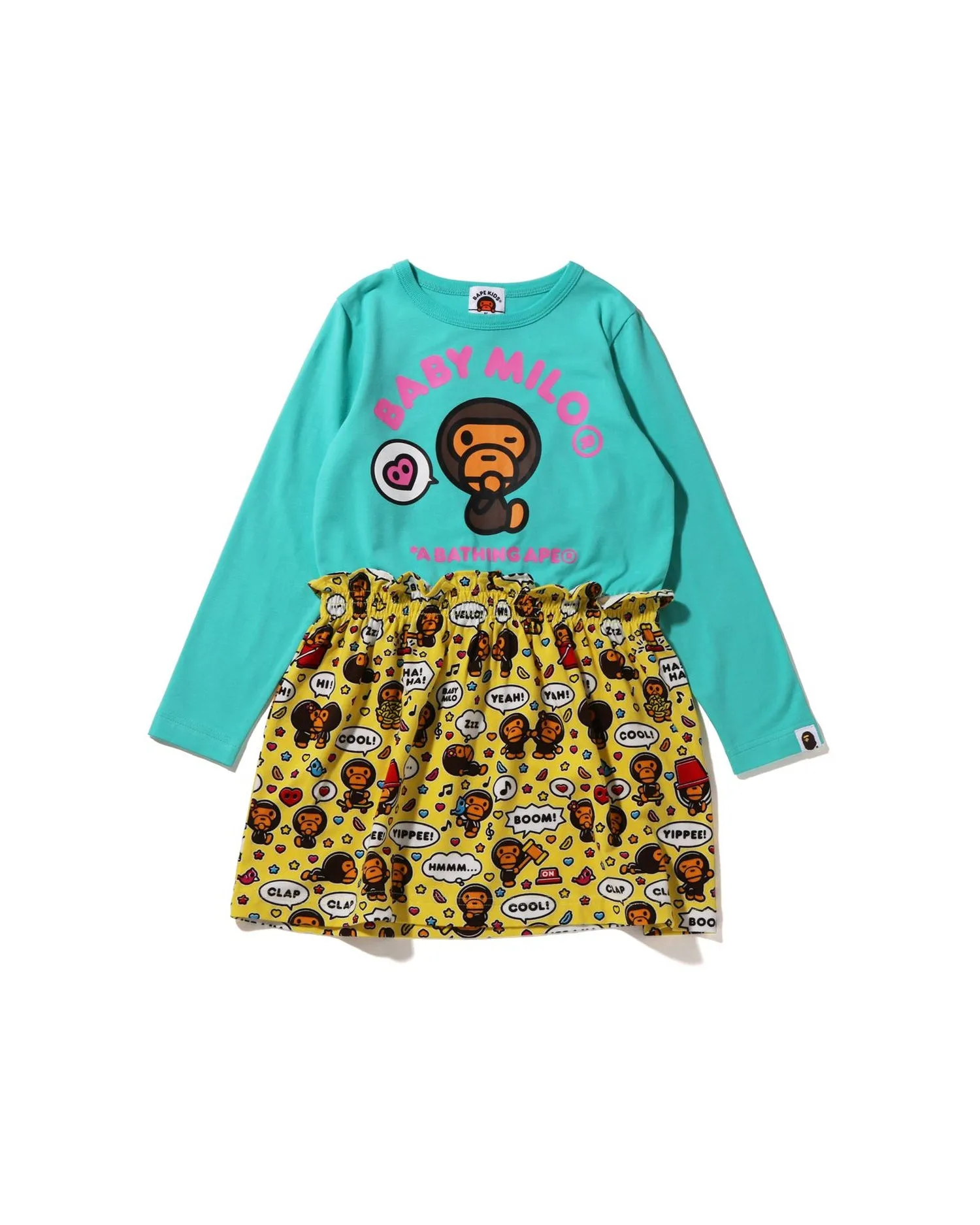 Baby Milo Speech Balloon Layered Onepiece