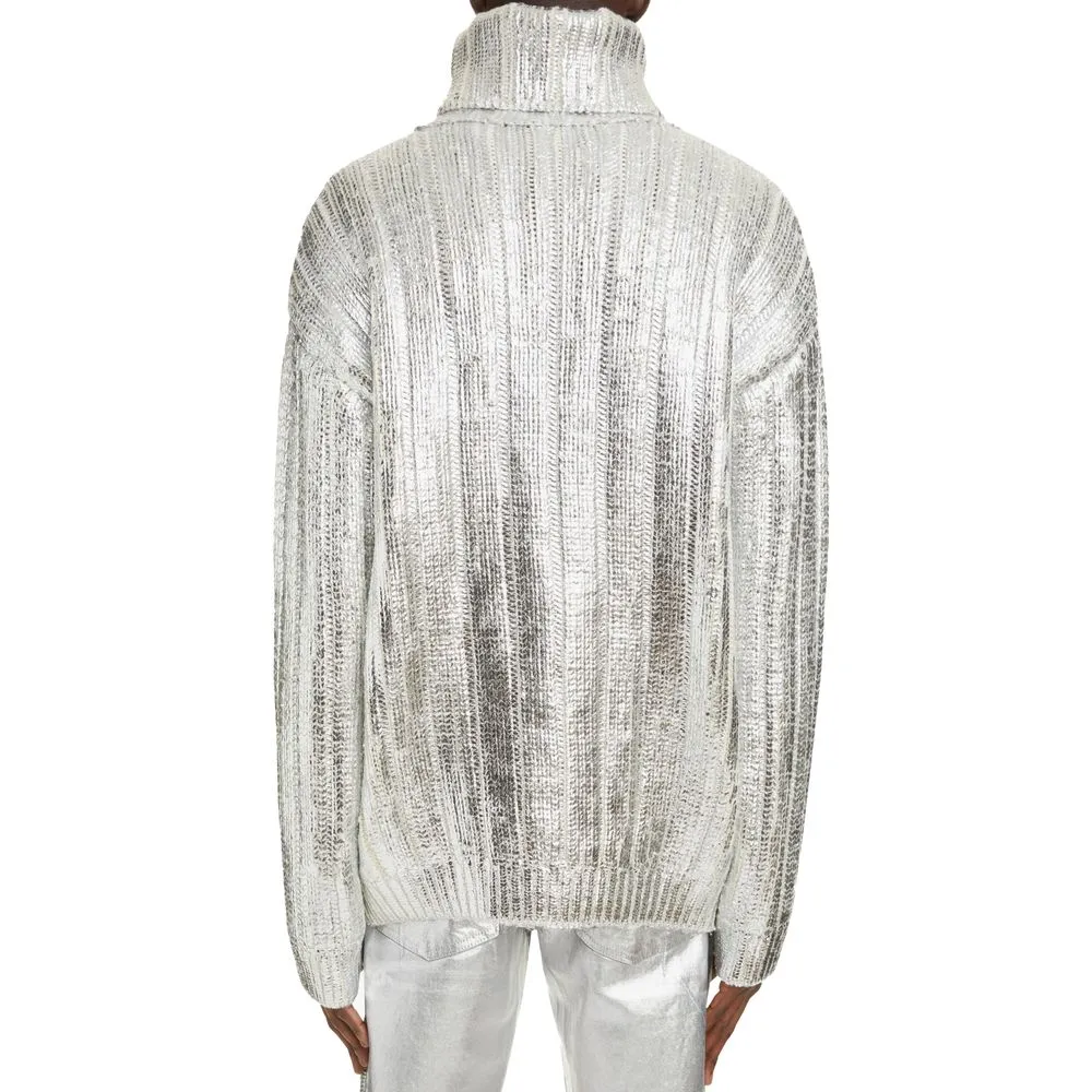 Balmain Brown Wool Sweater