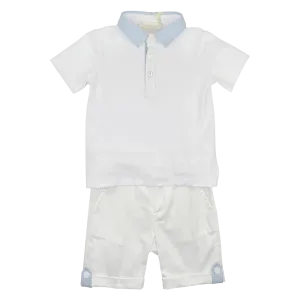 Bimbalo Blue & White Two Piece Set