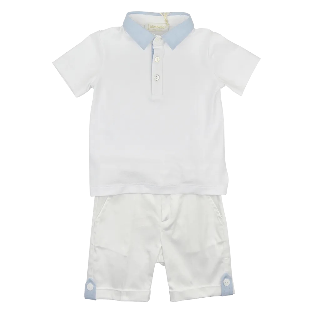 Bimbalo Blue & White Two Piece Set