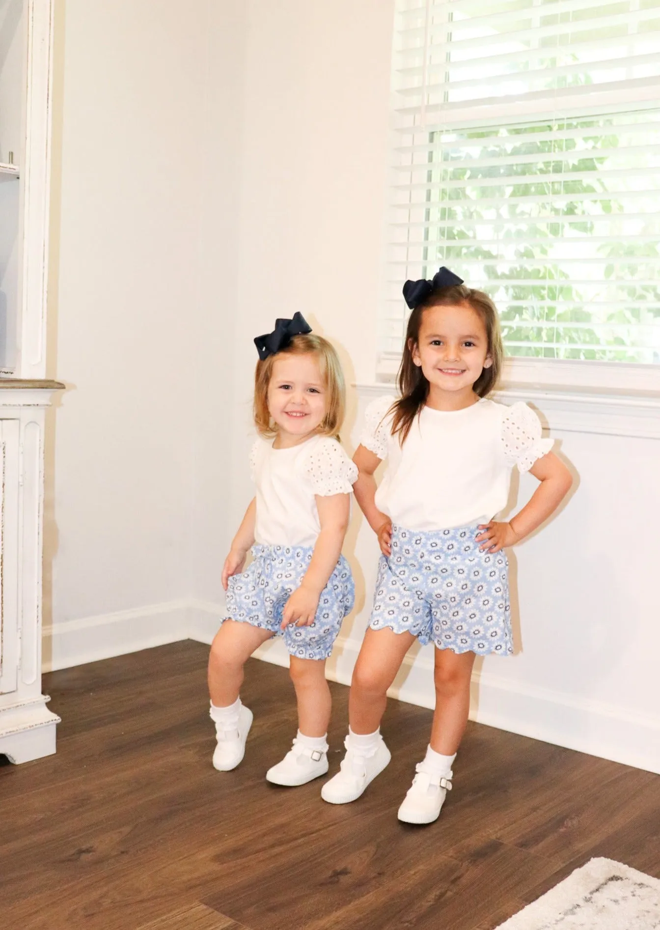 Bisby Girls Southampton Shorts Periwinkle Floral