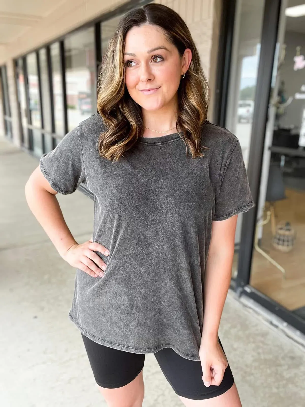 Black Buttery Soft Biker Shorts
