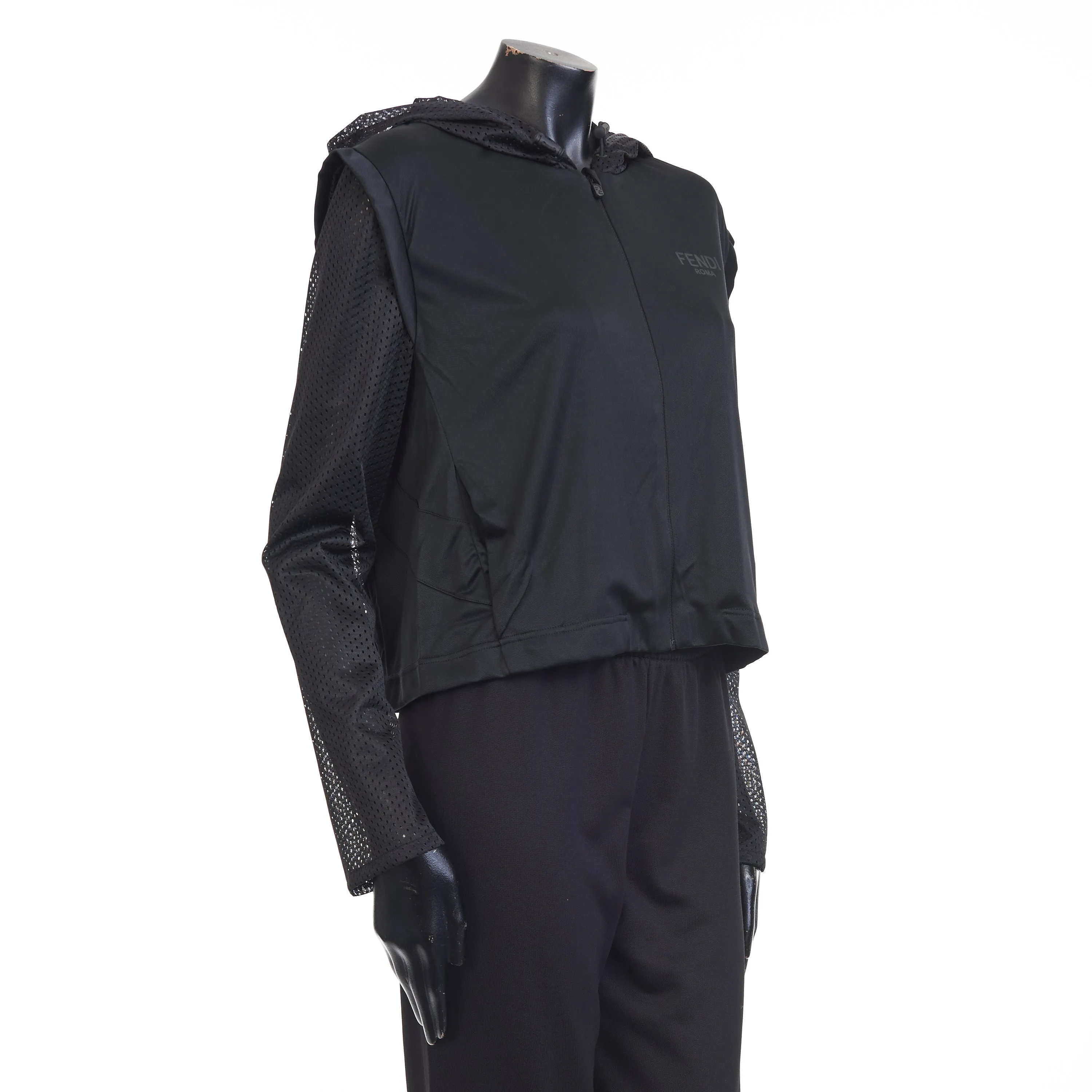 Black Zip-Up Hoodie
