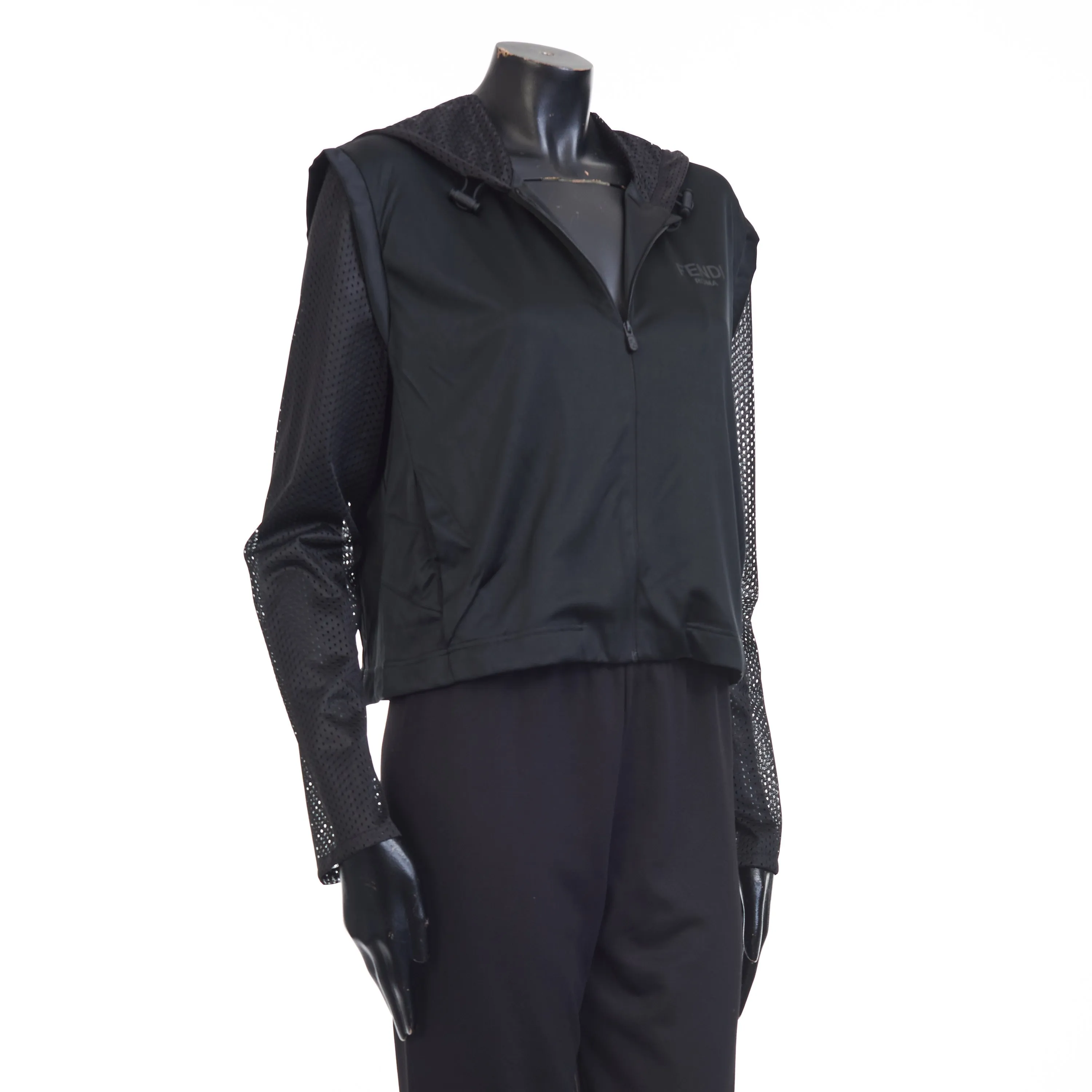 Black Zip-Up Hoodie