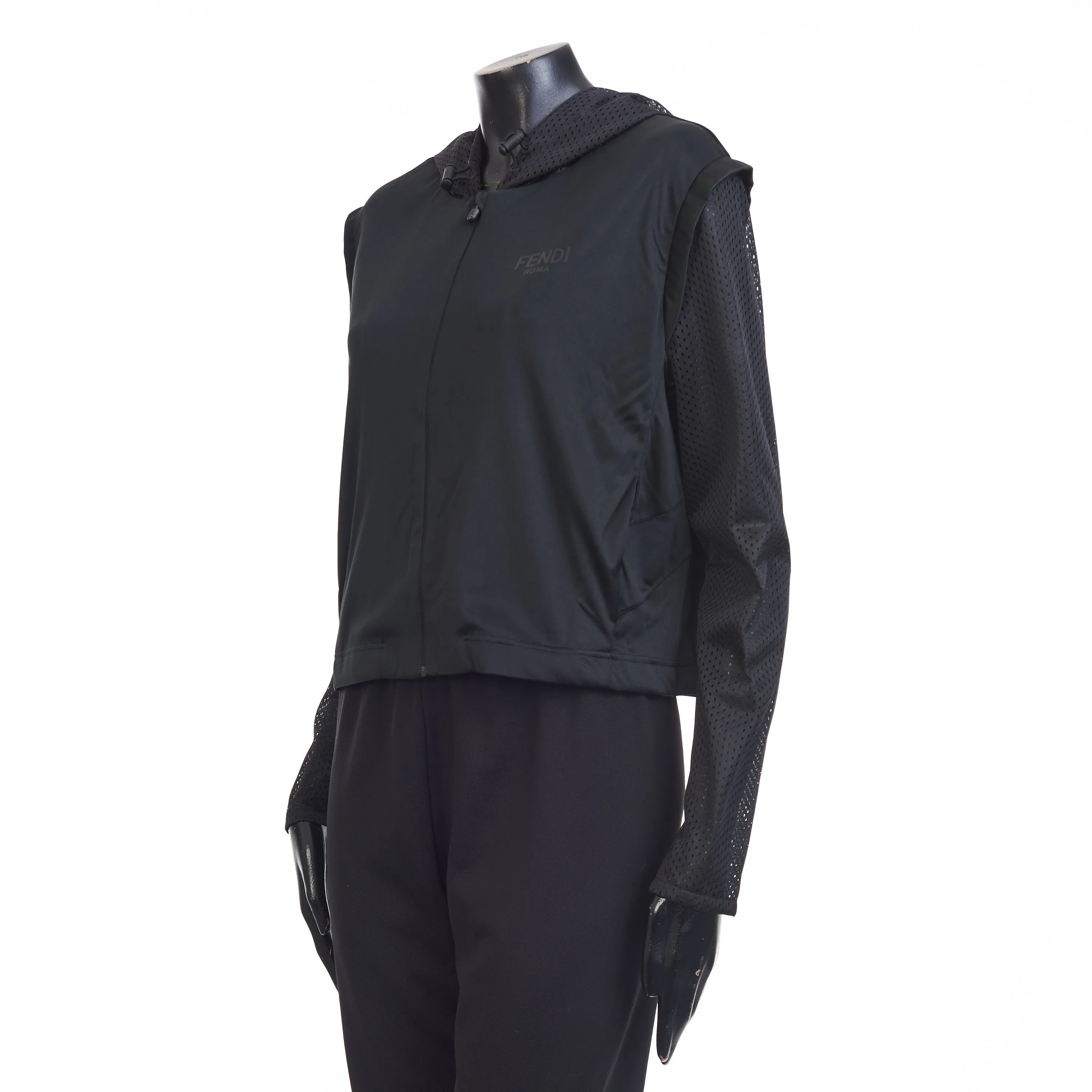 Black Zip-Up Hoodie