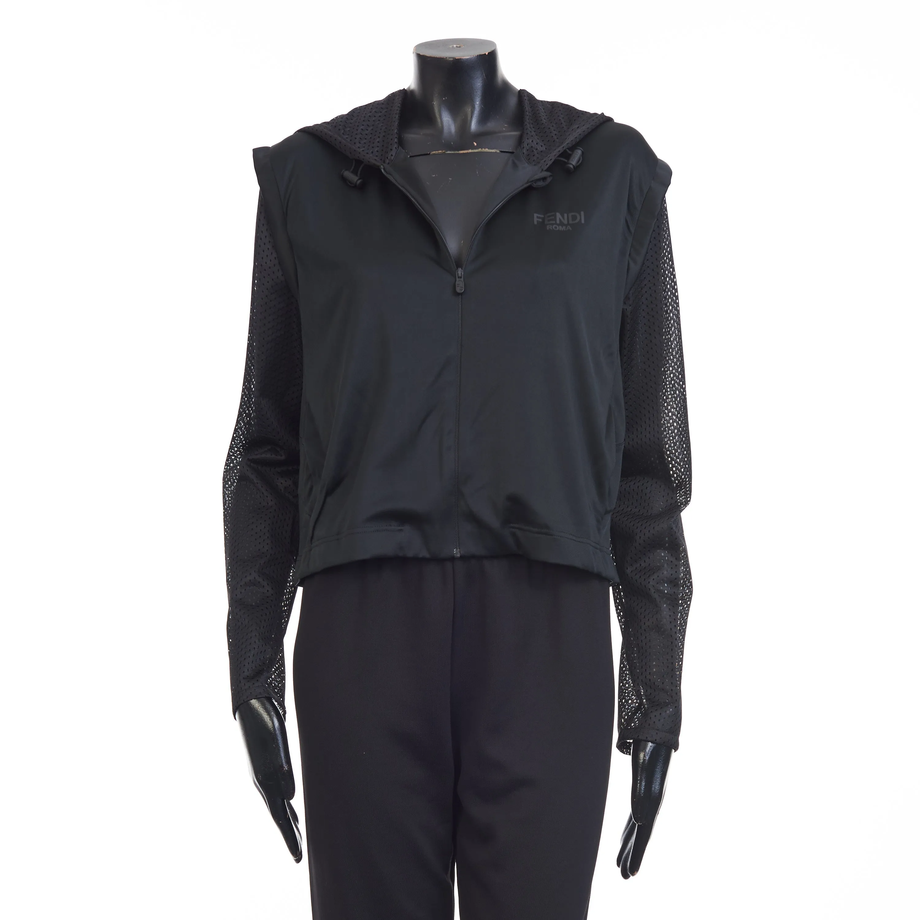 Black Zip-Up Hoodie