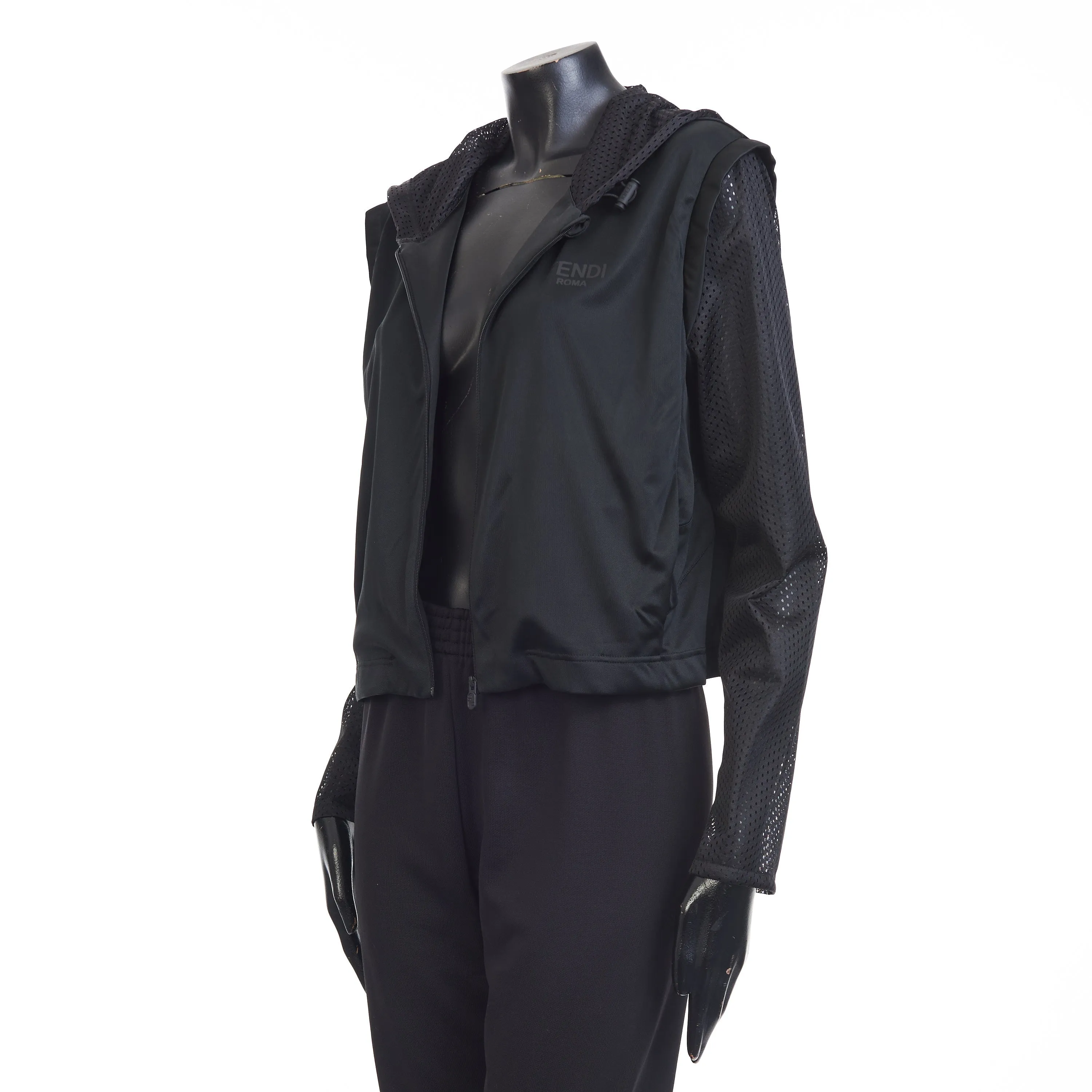 Black Zip-Up Hoodie