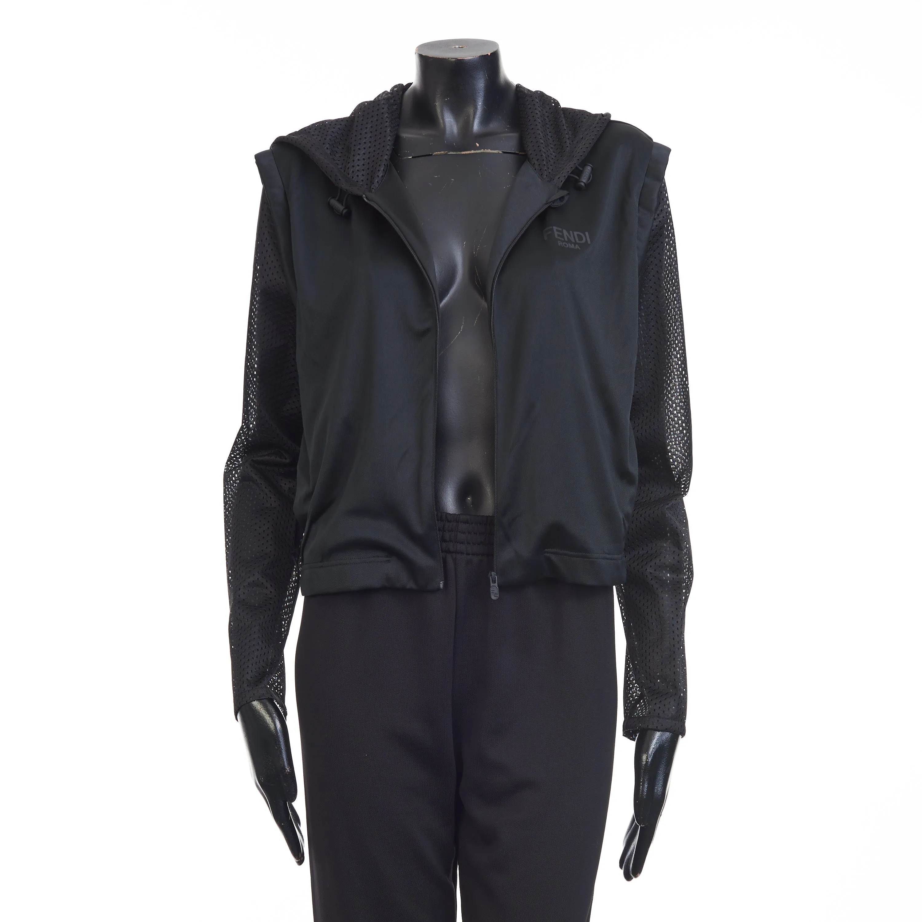 Black Zip-Up Hoodie