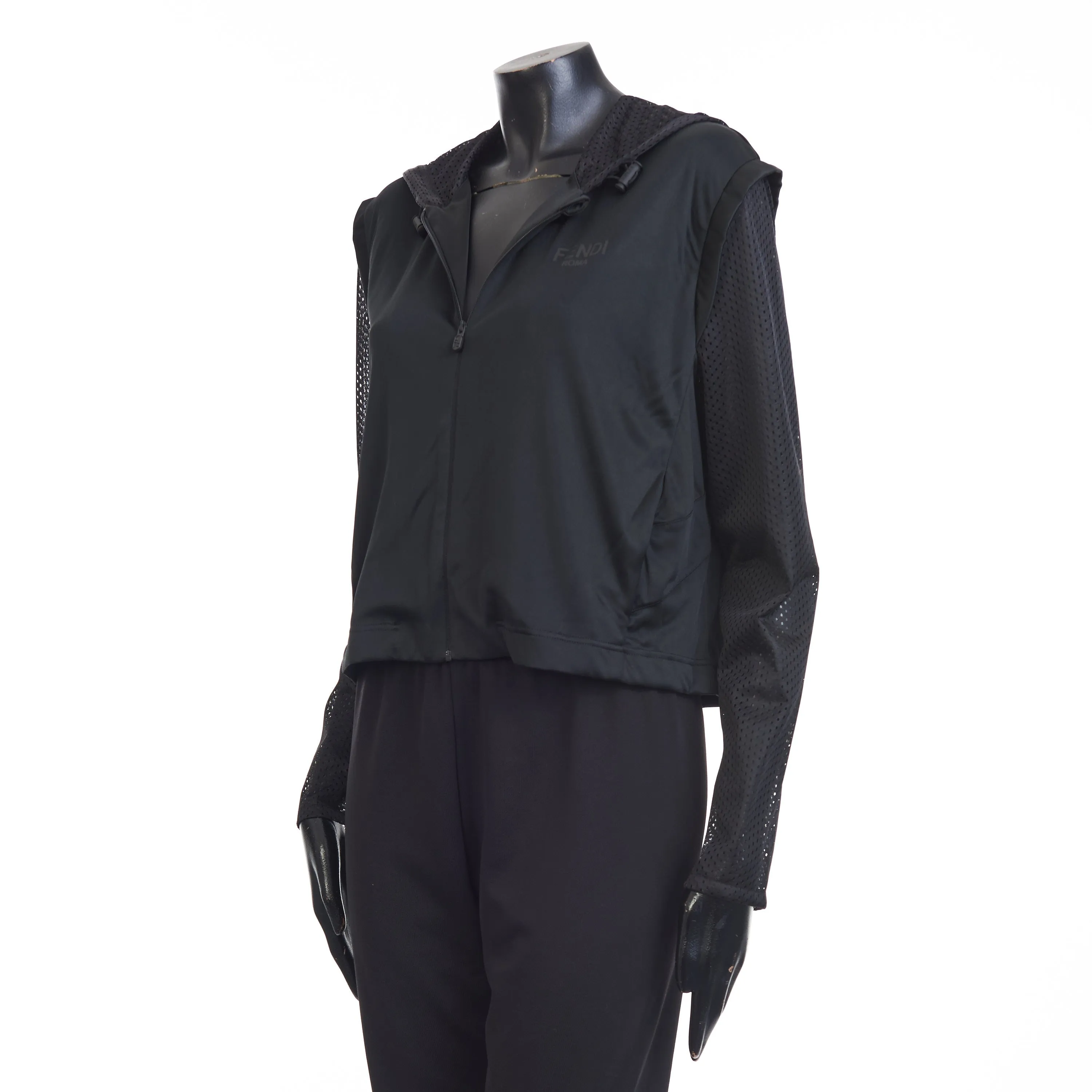 Black Zip-Up Hoodie