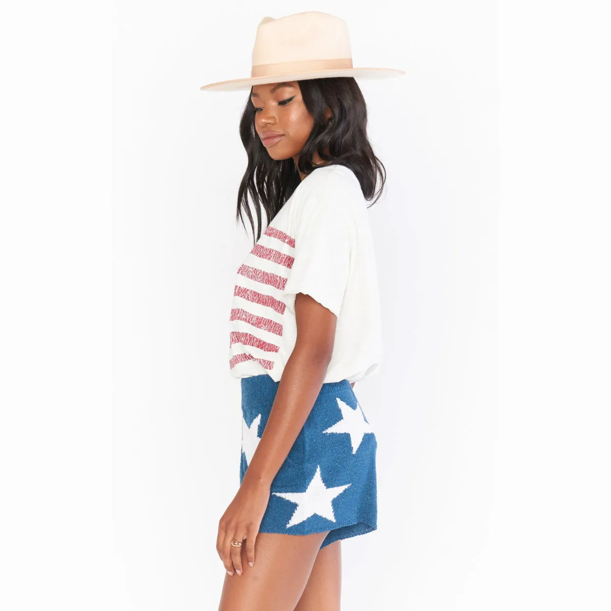Boardwalk Shorts~Star Tossed Knit