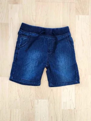 Boys Denim Chambray Bermuda Shorts