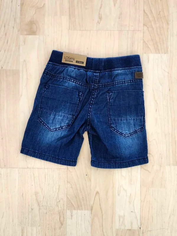 Boys Denim Chambray Bermuda Shorts