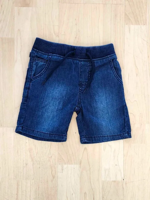 Boys Denim Chambray Bermuda Shorts
